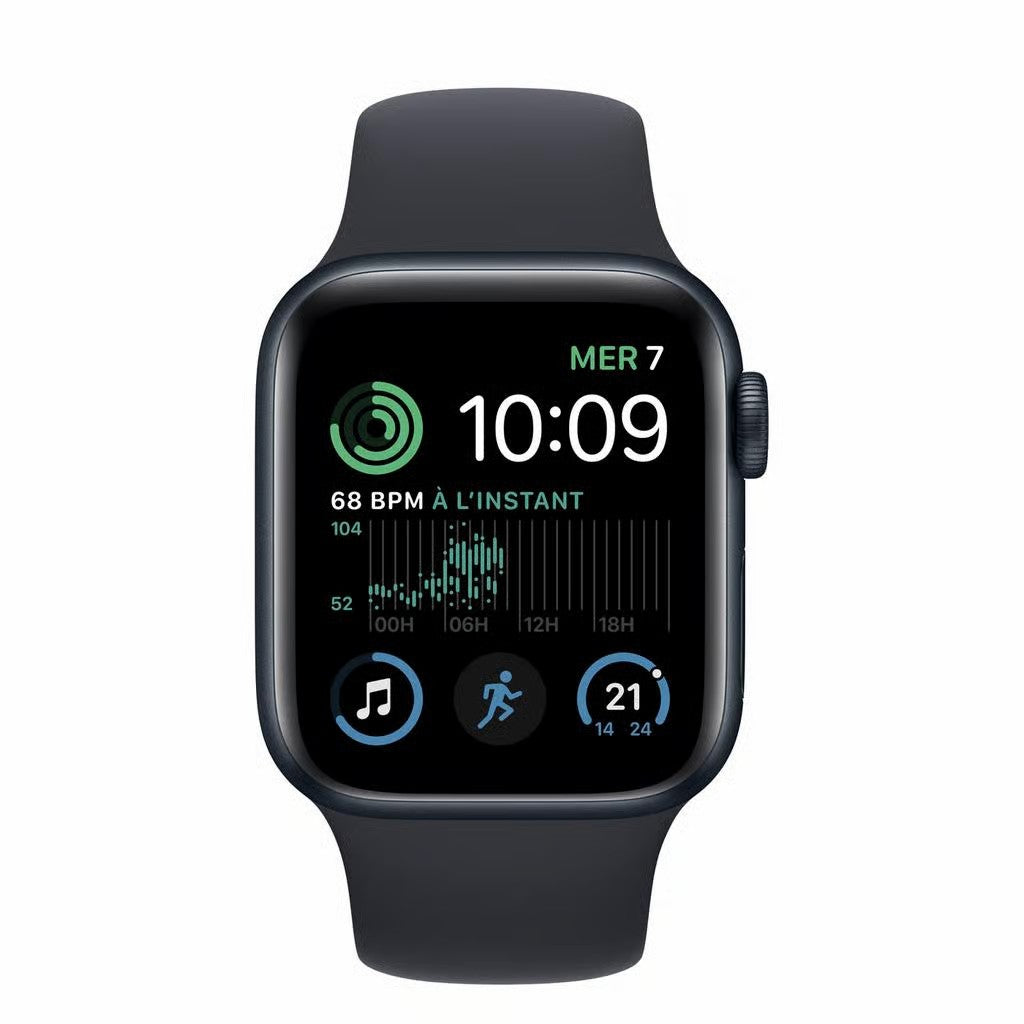 Apple Watch Series SE 40mm (2022) - Cadran Noir